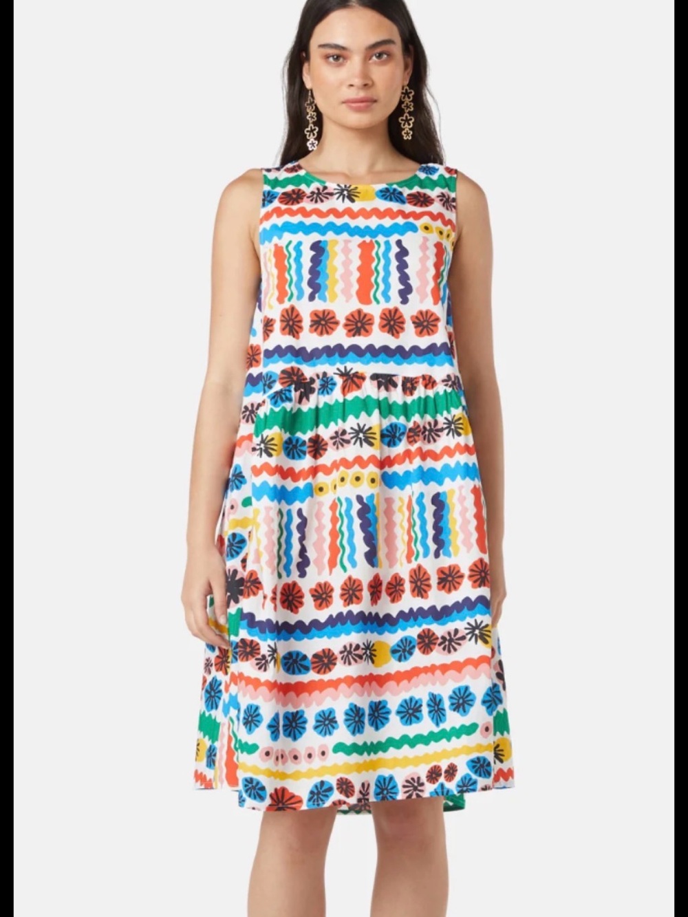 Gorman Sleeveless Cotton Summer Dress with big pockets!